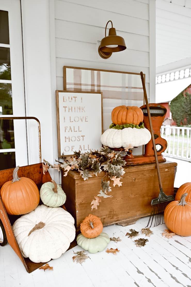 Outdoors Fall Decor – Adorn a Entrance Porch for Fall! • The Yard Glove